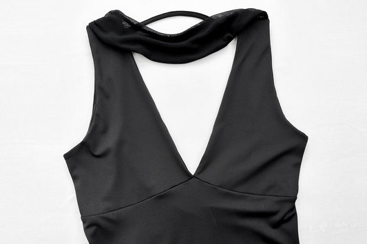 Summer Suspender Sleeveless Halter Dress Sexy Lacing Slim Fit Sheath Dress