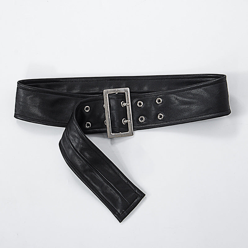 Spring Slim Fit Belt off Neck Faux Leather Zipper Tube Dress - Iyanka