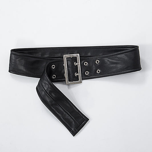 Spring Slim Fit Belt off Neck Faux Leather Zipper Tube Dress - Iyanka