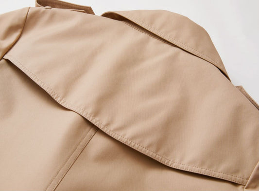 Element Trench Coat for Women Mid Length Fried Street Small British Spring Autumn Coat Women - Iyanka