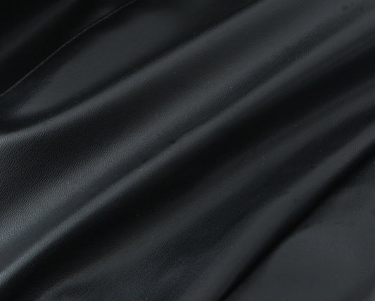 Minimalist Sexy Casual Dress Basic Faux Leather Slimming Pullover Elegant Hip Dress for Women - Iyanka