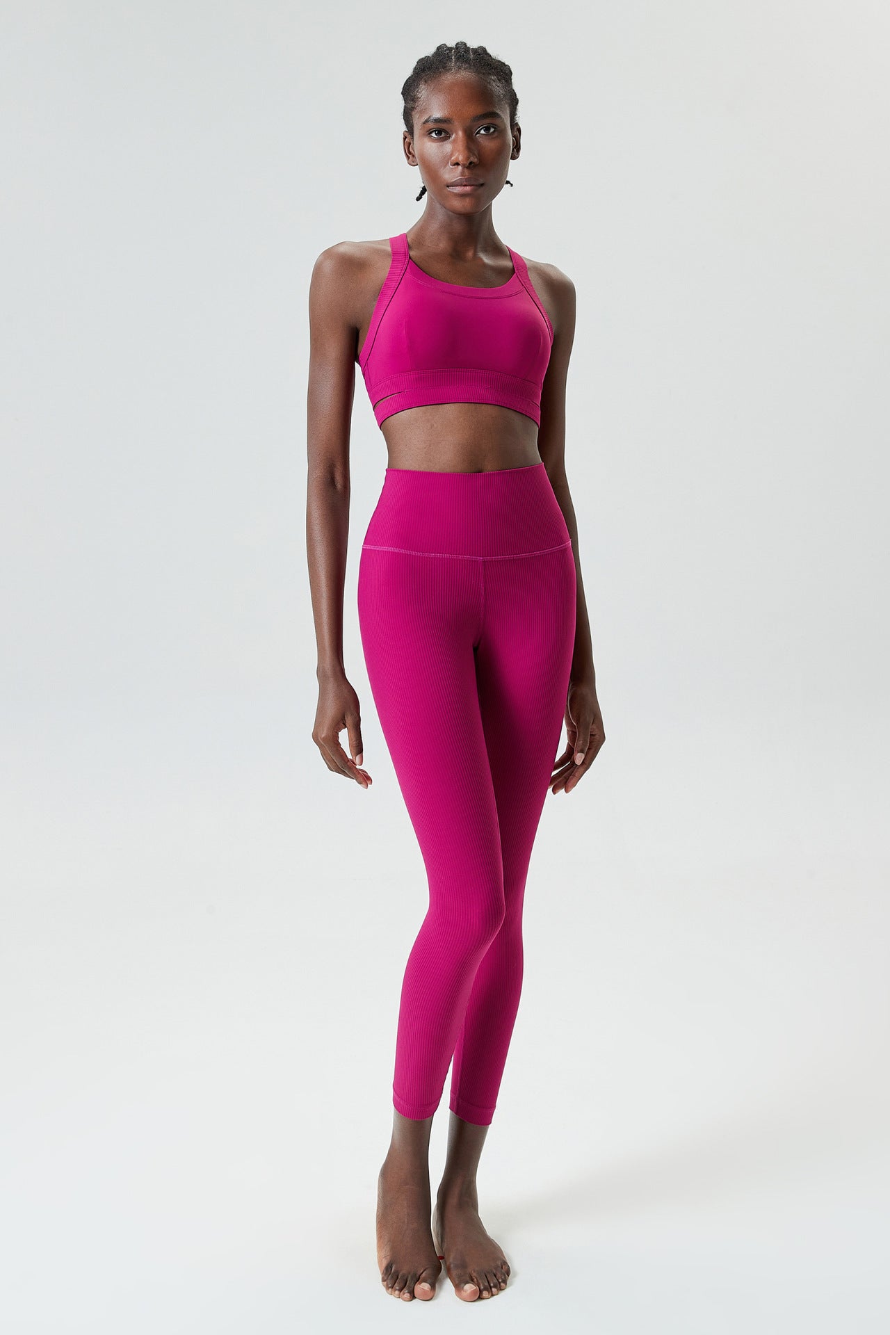 High Strength Shockproof Yoga Suit Women Tight Sports Fitness Running Clothes Quick Drying Clothes Two Piece Suit - Iyanka