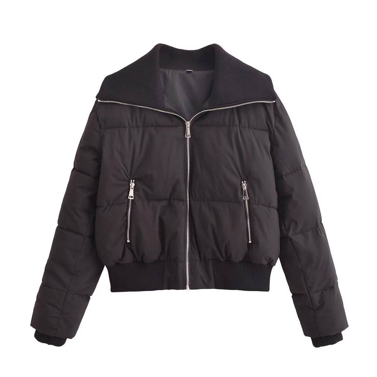 Autumn Thread Decoration Long Sleeve Cotton Jacket Cotton Padded Women Clothing - Iyanka