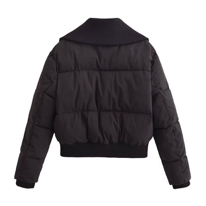 Autumn Thread Decoration Long Sleeve Cotton Jacket Cotton Padded Women Clothing - Iyanka