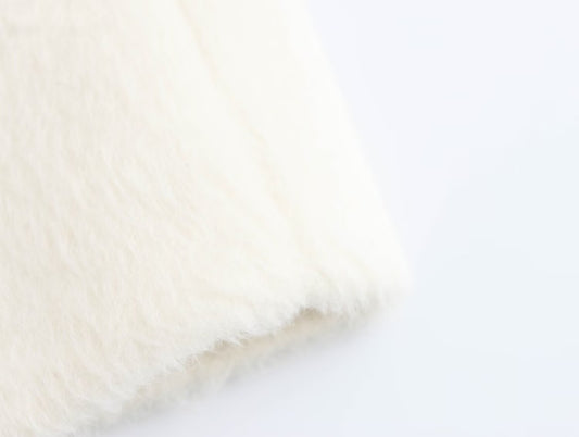 Autumn Fashionable Casual Soft Artificial Fur Effect Straight Cut Blazer - Iyanka
