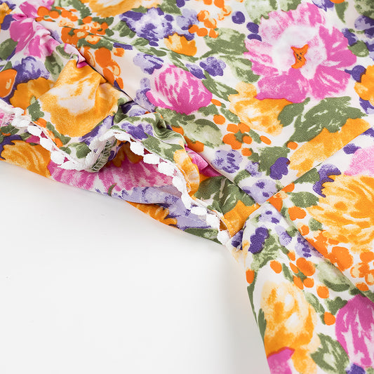 Spring Summer Women Clothing Sexy Printed Short Slim Slimming Dress