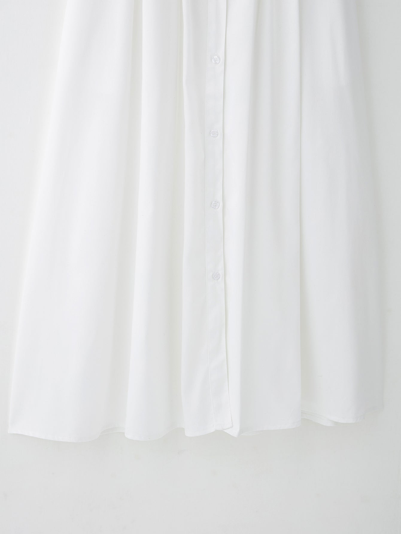 Women Solid Color Tied Shirt Midi Dress