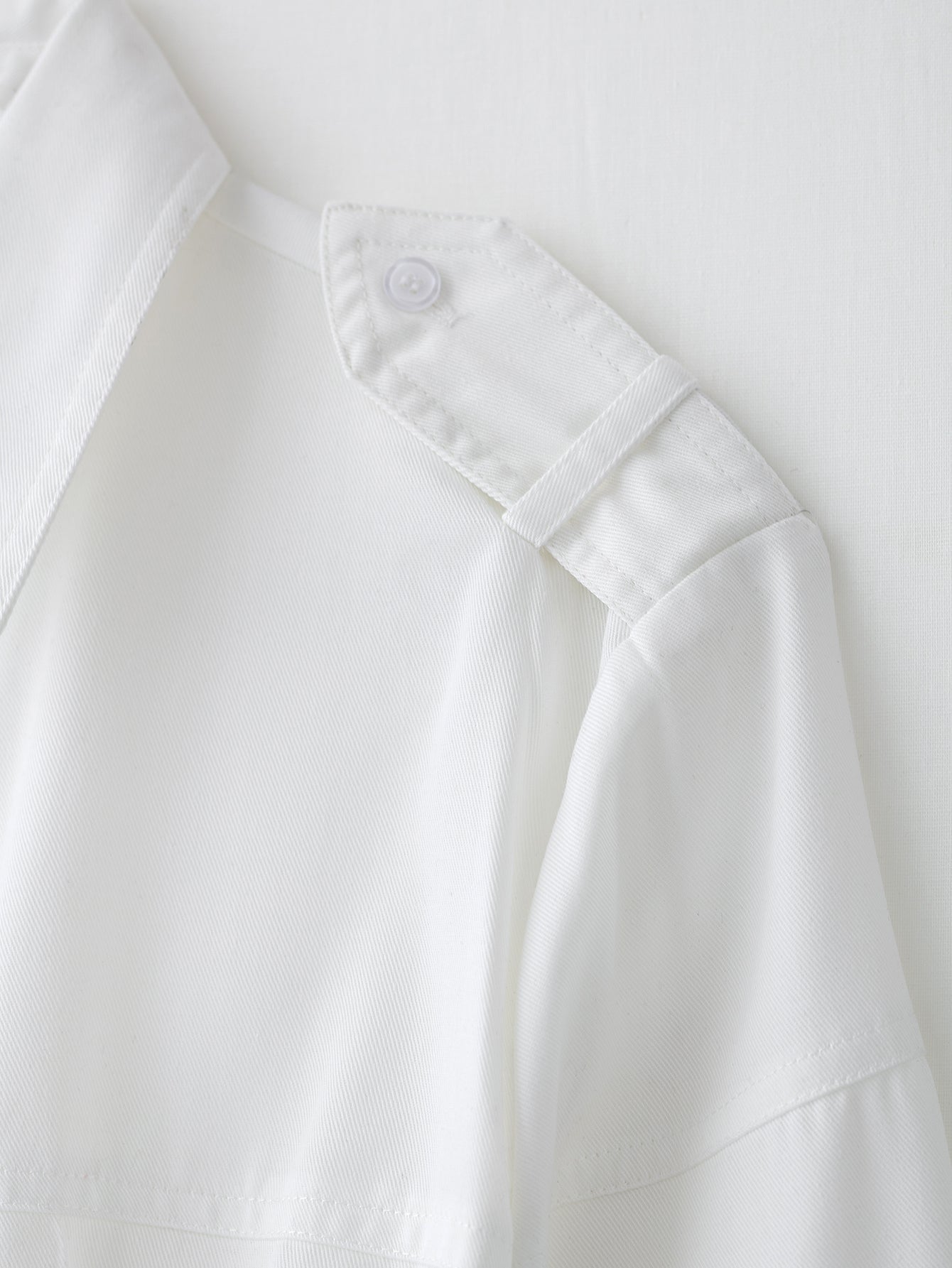 Women Solid Color Tied Shirt Midi Dress
