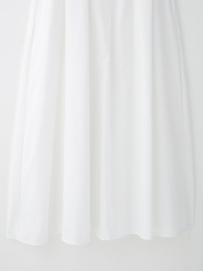 Women Solid Color Tied Shirt Midi Dress
