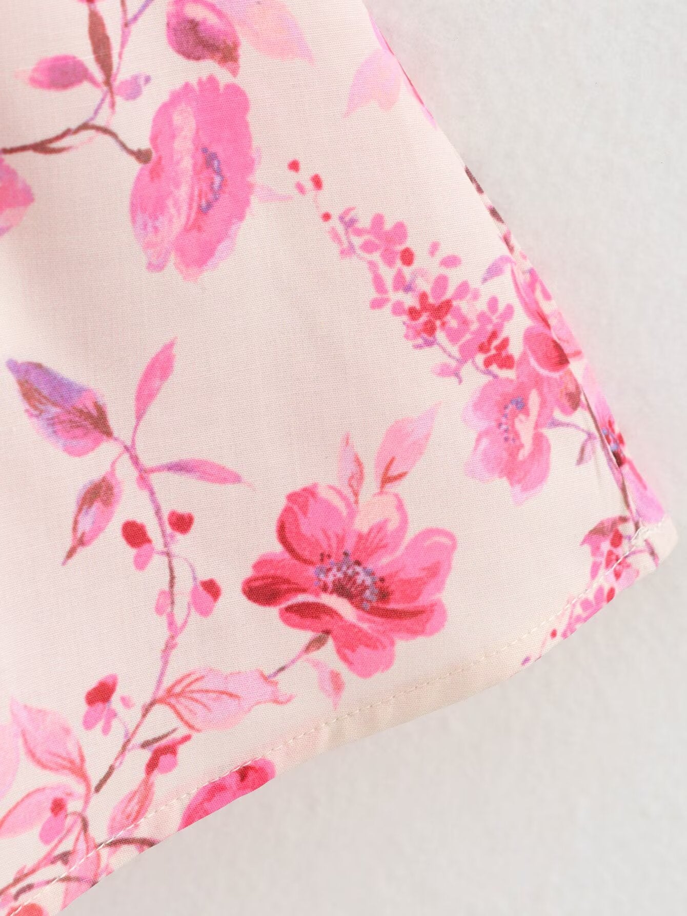 Women Clothing Spring Floral Print Sleeveless Dress