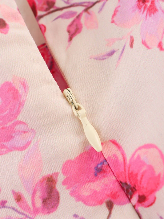 Women Clothing Spring Floral Print Sleeveless Dress