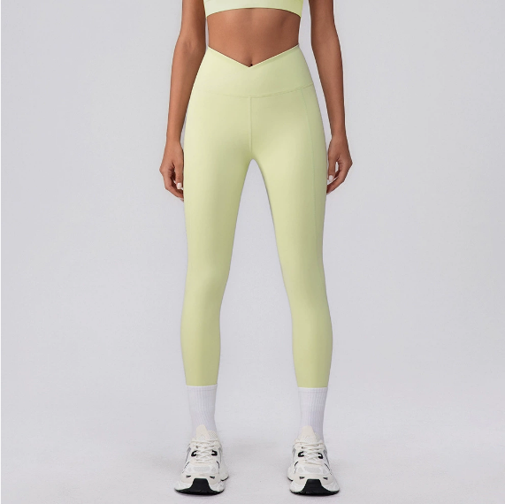 Seamless Quick Drying Yoga Pants Women V Arc Peach Sports Pants High Waist Hip Lift Fitness Trousers - Iyanka
