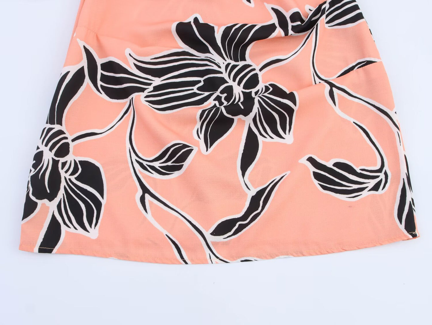 Women Clothing Blended Printing Mini Dress