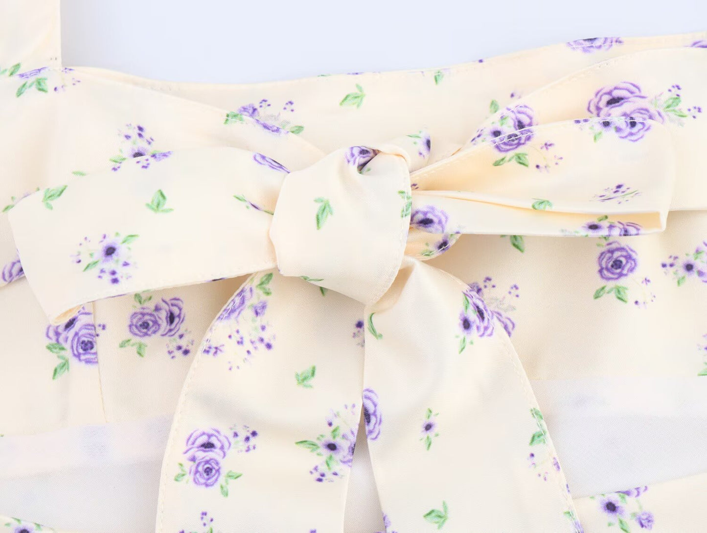 Floral Silk Satin Sleeveless Short Dress – Women’s Spring Strap Dress