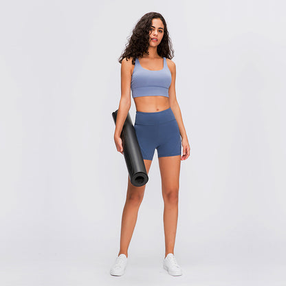 Spring Summer Classic Shockproof Sports Underwear Women Criss Cross Beauty Back Push up Running Yoga Workout Bra - Iyanka