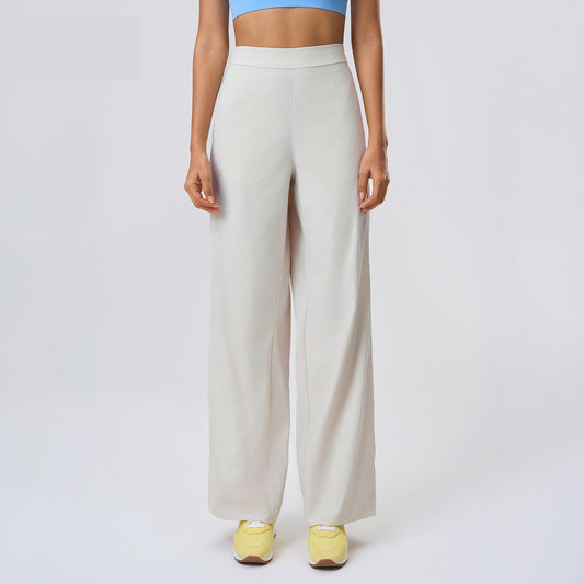Spring Summer Sports Casual Pants Women Loose All Matching Straight Pants Nude Feel Breathable Fitness Yoga Pants - Iyanka