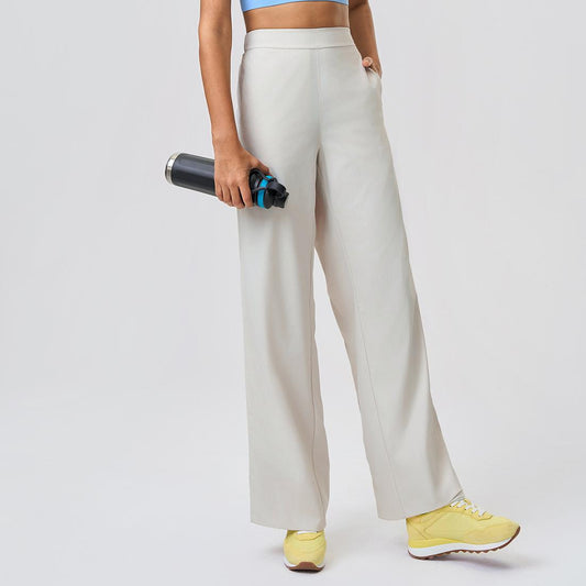 Spring Summer Sports Casual Pants Women Loose All Matching Straight Pants Nude Feel Breathable Fitness Yoga Pants - Iyanka