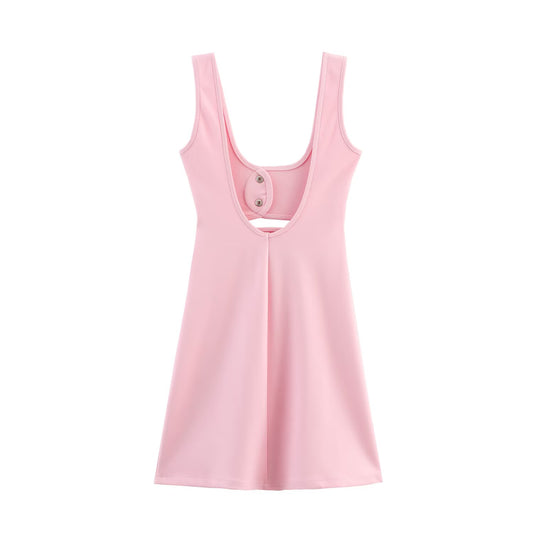 Women Clothing Opening Design Elastic Dress