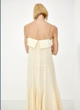 Summer Simple Graceful Chiffon Suspender Dress Sleeveless Dress