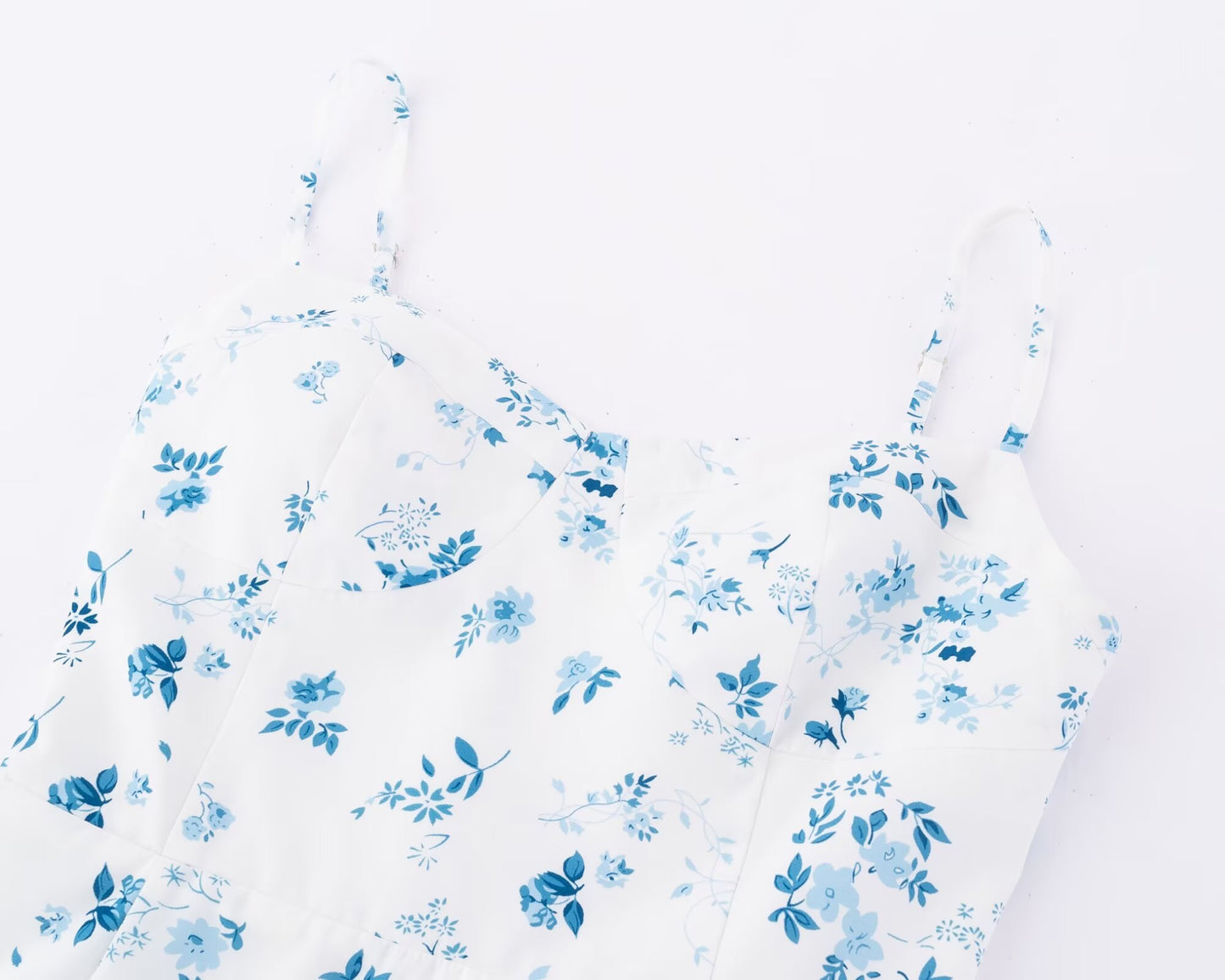 Vacation Floral Slip Dress Dress Women Summer Tight Waist Slim Sexy