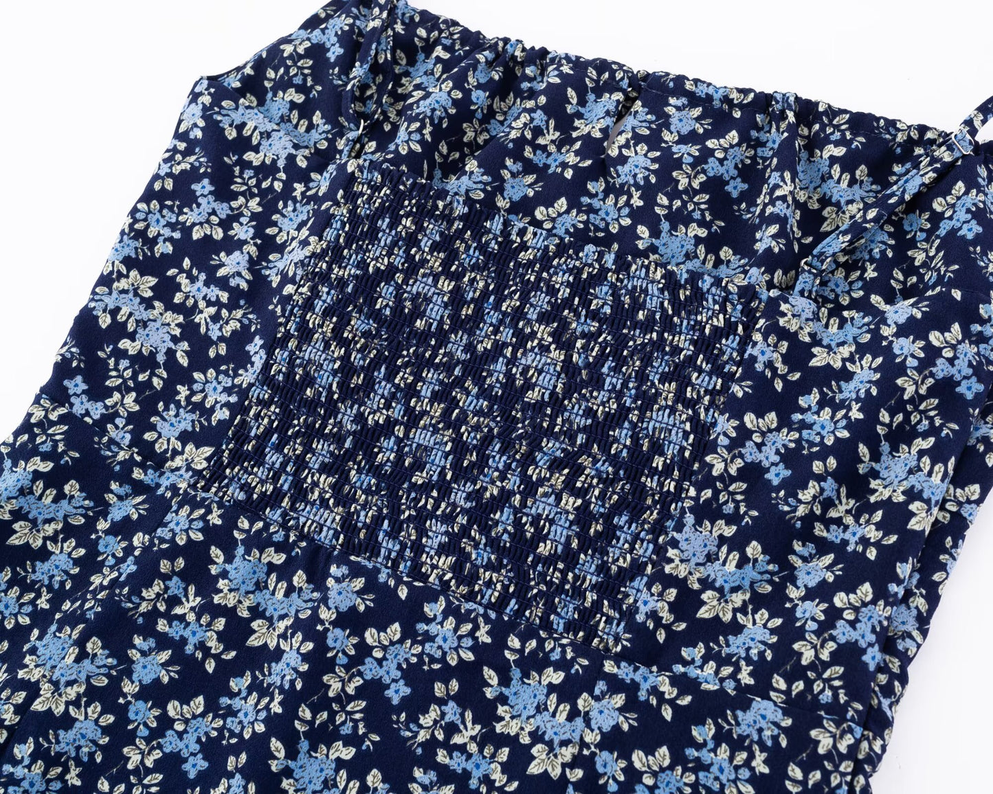 Summer High Waist Slim Floral Print Backless Slip Dress Women Dress