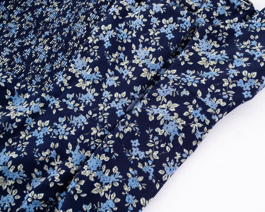 Summer High Waist Slim Floral Print Backless Slip Dress Women Dress