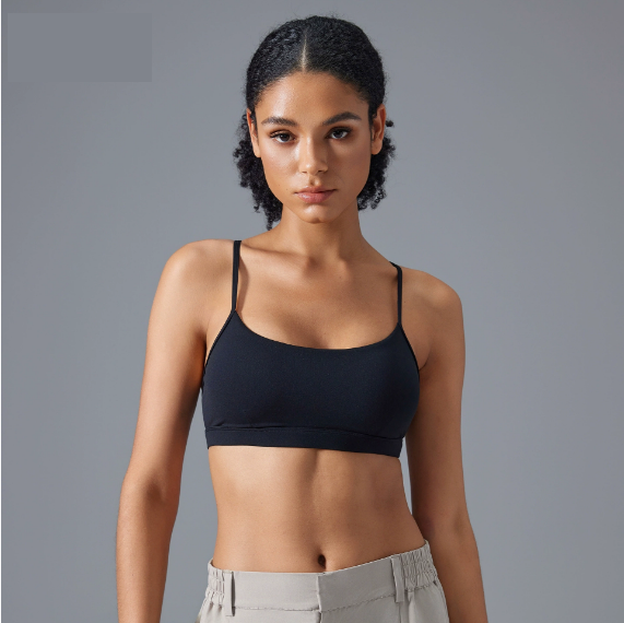 Adjustable Shoulder Strap Beauty Back Exercise Underwear Women Running Shockproof Workout Bra Nude Feel Yoga - Iyanka