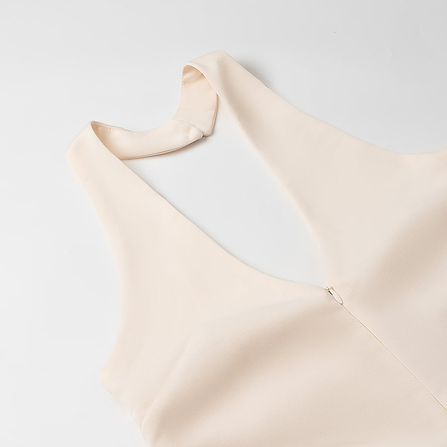 Summer Women Street Solid Color Casual Halter Jumpsuit - Iyanka