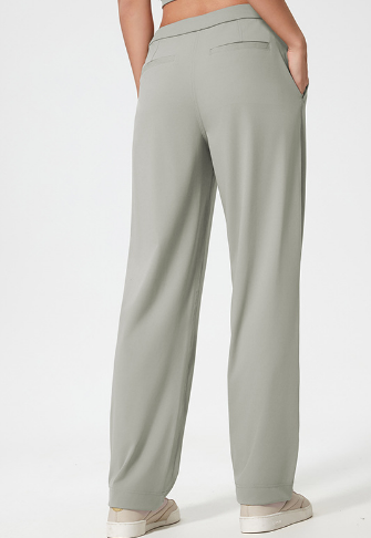Loose Drooping Casual Pants for Women All Match Office Straight Leg Pants Quick Drying Breathable Running Workout Pants - Iyanka
