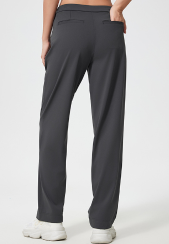 Loose Drooping Casual Pants for Women All Match Office Straight Leg Pants Quick Drying Breathable Running Workout Pants - Iyanka