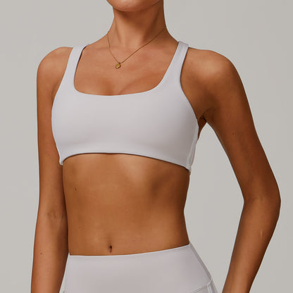 Nude Feel Yoga Bra Beauty Back Exercise Running Tight Underwear Casual Fitness Yoga Wear Women - Iyanka