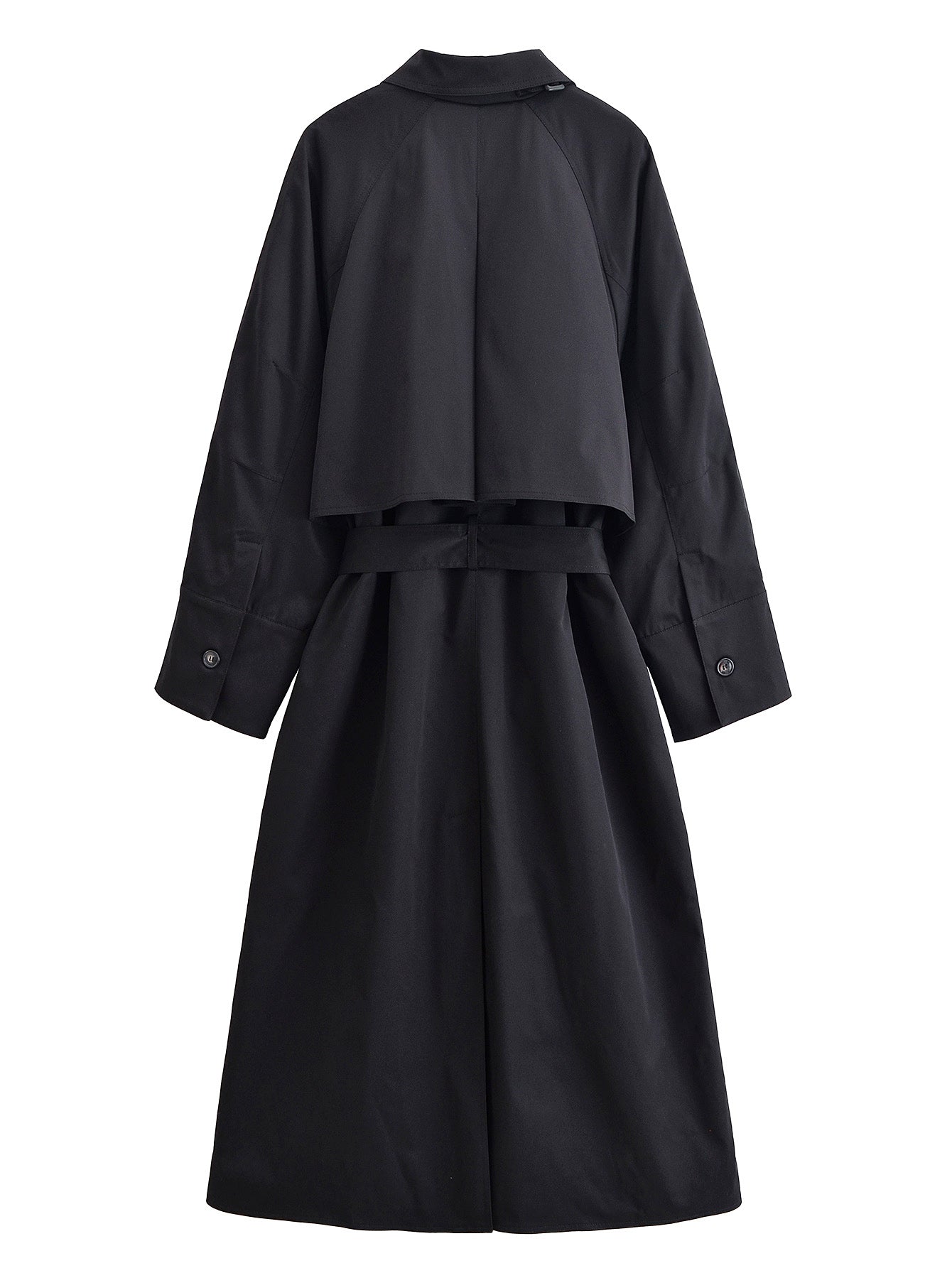Autumn Women Overcoat Loose Solid Color Trench Coat - Iyanka