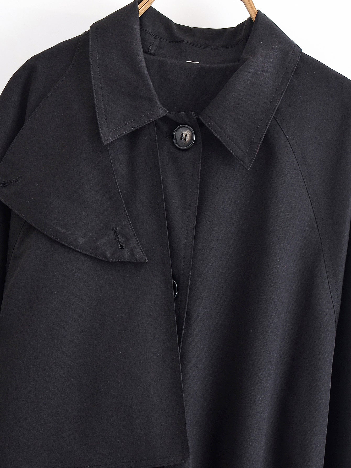 Autumn Women Overcoat Loose Solid Color Trench Coat - Iyanka