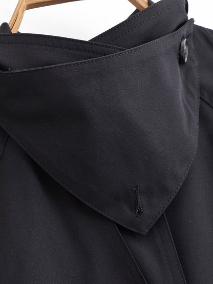 Autumn Women Overcoat Loose Solid Color Trench Coat - Iyanka