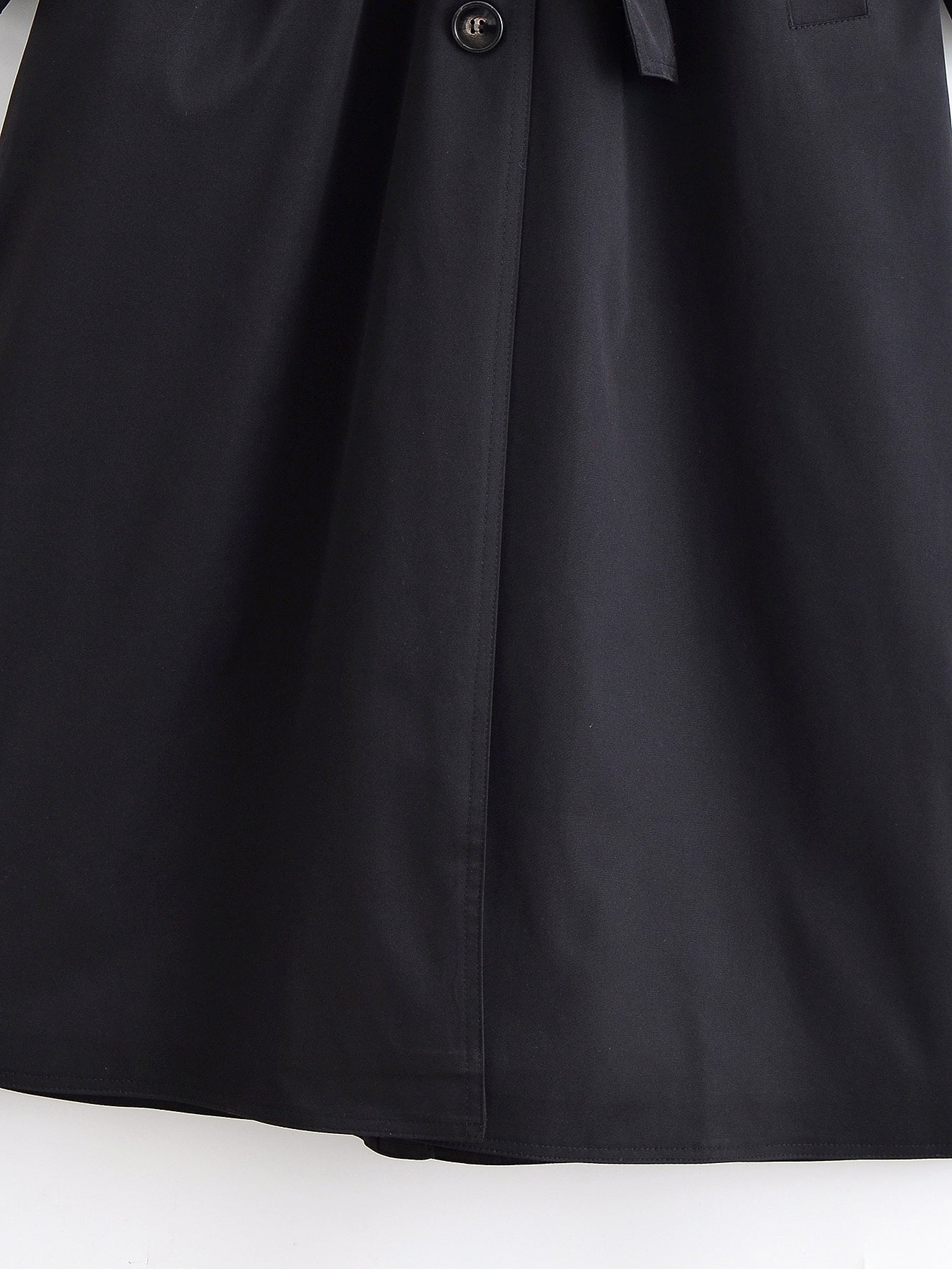 Autumn Women Overcoat Loose Solid Color Trench Coat - Iyanka