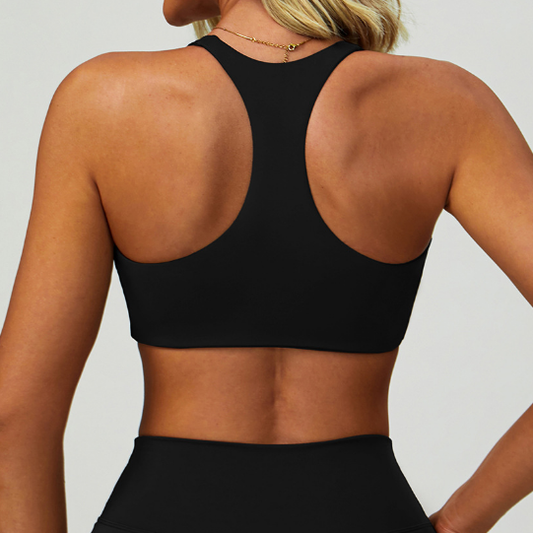 Nude Feel Outdoor Sports Underwear Quick Drying H Shaped Beauty Back Fitness Clothes Women Running Yoga Bra - Iyanka