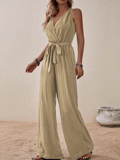 Sleeveless Jumpsuit Arrival High Waist with Straps Sleeveless Jumpsuit Casual - Iyanka