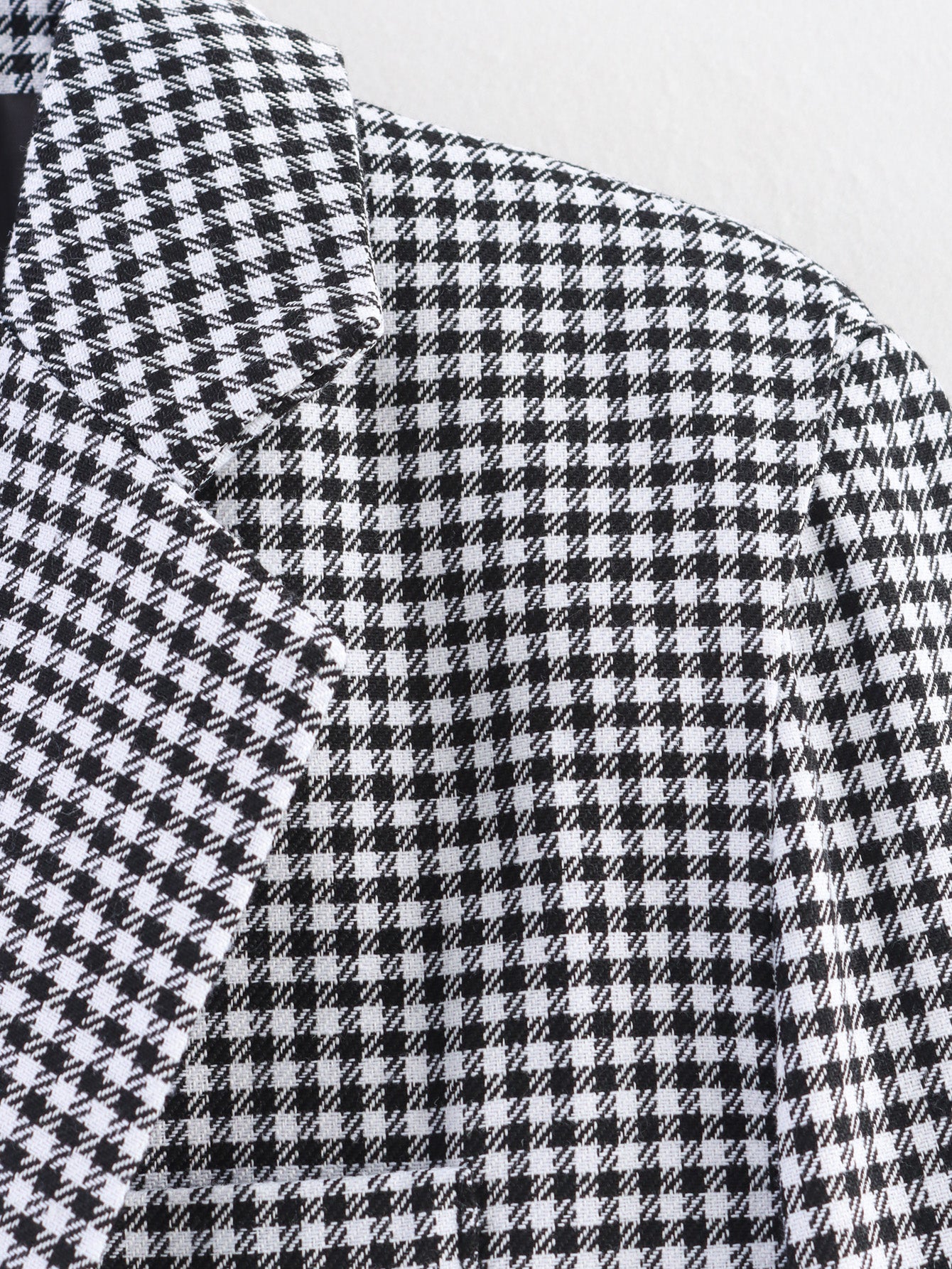 Women Autumn Plaid Double Breasted Coat Personalized Blazers - Iyanka