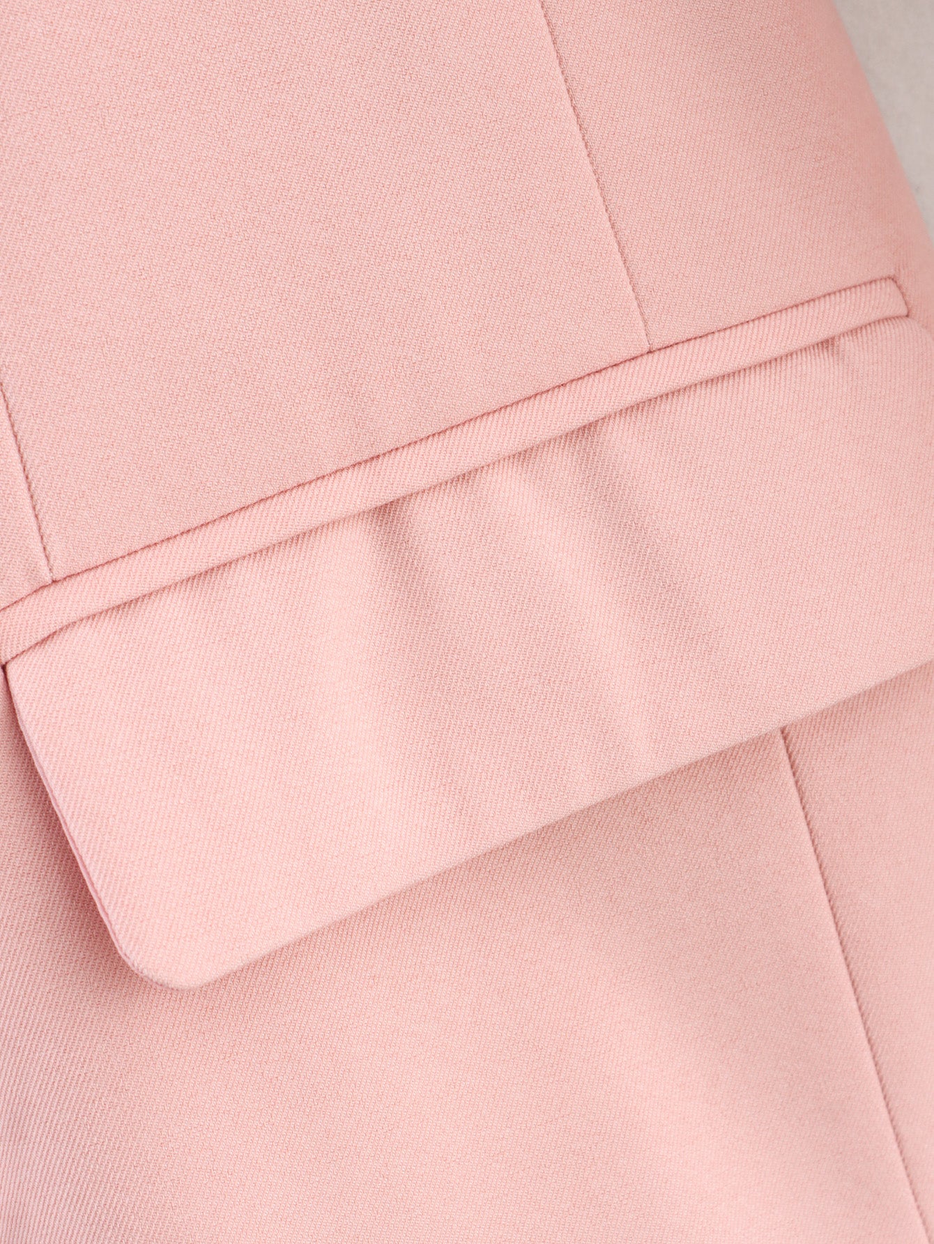 Women Clothing Summer Simple Elegant Collarless Loose Pink Blazer - Iyanka