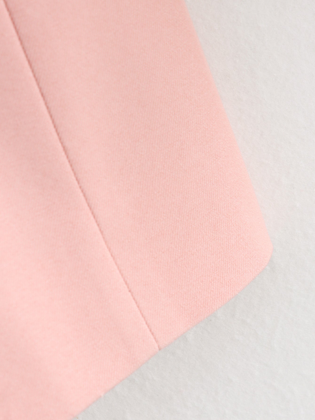 Women Clothing Summer Simple Elegant Collarless Loose Pink Blazer - Iyanka
