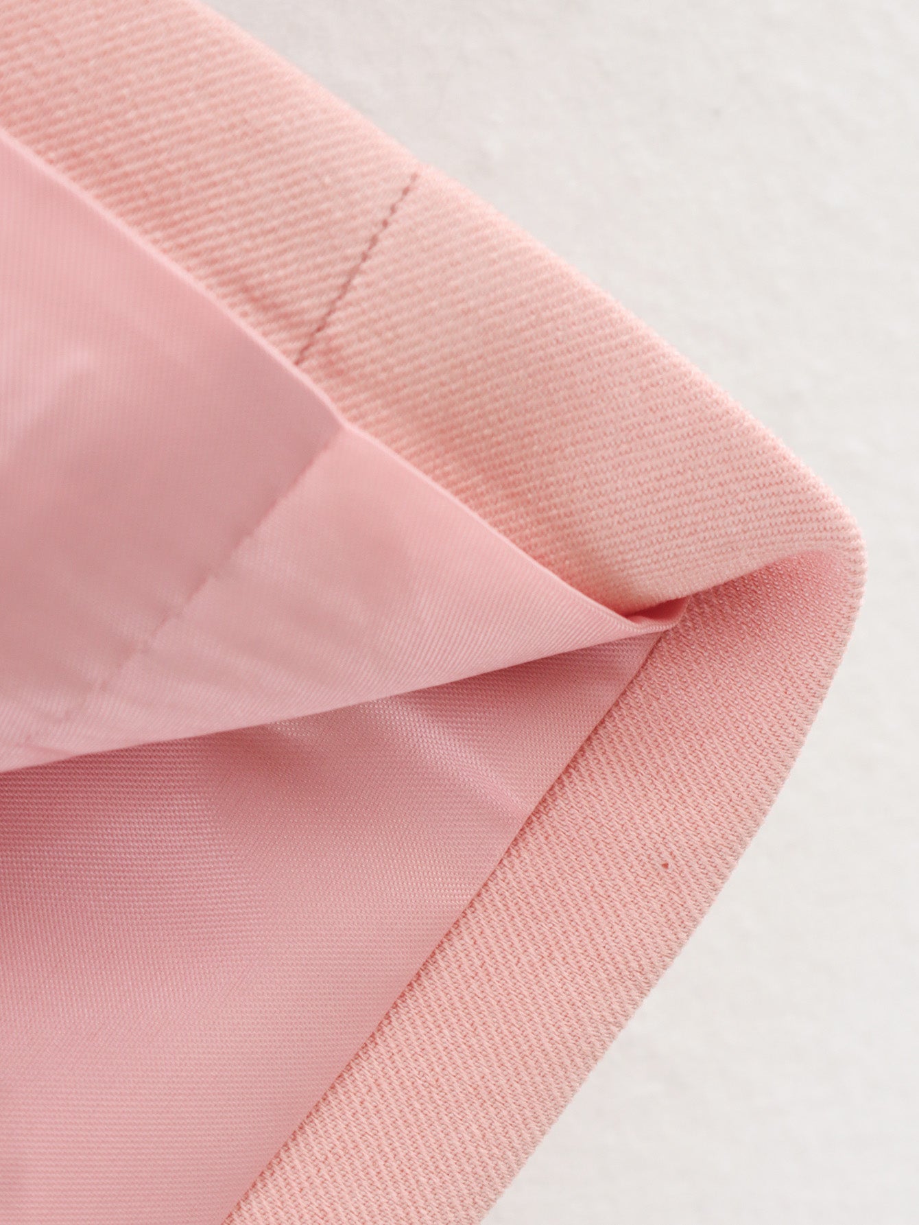 Women Clothing Summer Simple Elegant Collarless Loose Pink Blazer - Iyanka