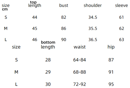 Comfort Slim Fit Breathable Home Wear Women Knitted Long Sleeve Shorts Pajamas Can Be Worn outside - Iyanka