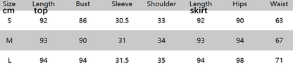 Women Clothing Satin High Grade Skirt Set round Neck Short Sleeve Cardigan Top Elegant Two Piece Set - Iyanka