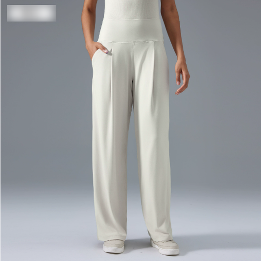 Casual Loose All Match Wide Leg Pants High Waist Running Yoga Pants Quick Drying Breathable Exercise Workout Pants Women - Iyanka