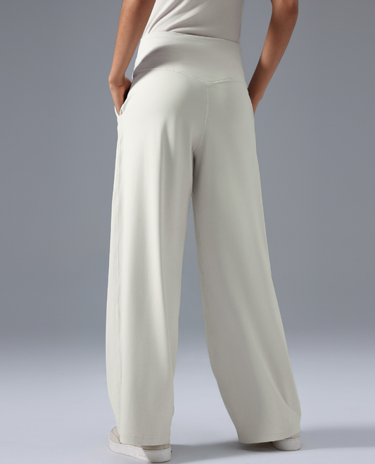 Casual Loose All Match Wide Leg Pants High Waist Running Yoga Pants Quick Drying Breathable Exercise Workout Pants Women - Iyanka