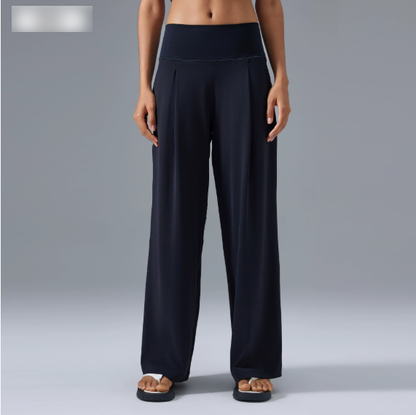 Casual Loose All Match Wide Leg Pants High Waist Running Yoga Pants Quick Drying Breathable Exercise Workout Pants Women - Iyanka