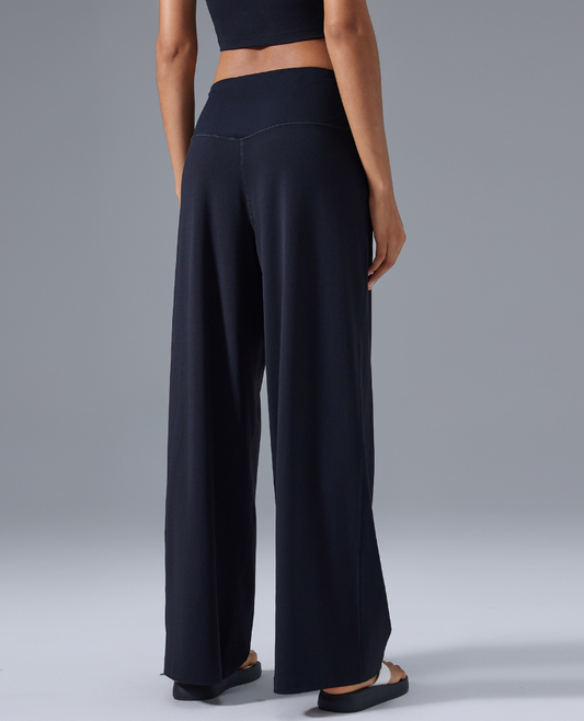 Casual Loose All Match Wide Leg Pants High Waist Running Yoga Pants Quick Drying Breathable Exercise Workout Pants Women - Iyanka