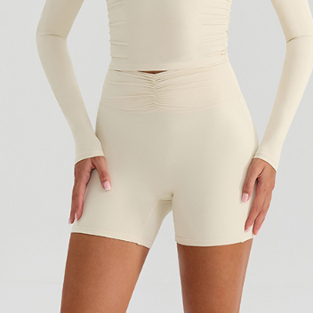 Yoga Clothes Shorts Naked Women Feeling No Embarrassment Line Tight Sports Fitness Leggings Cycling Shorts - Iyanka