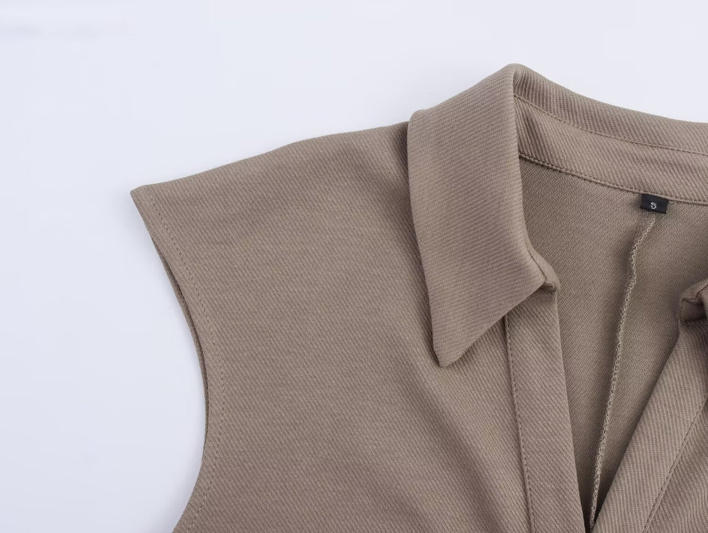 Women Clothing Summer Shirt Collar Midi Dress