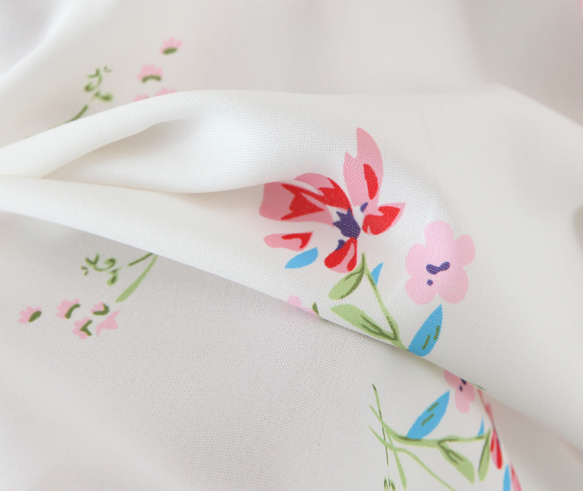 Summer Women Clothing Vintage Court French Square Collar Puff Sleeve Printing A-line Dress